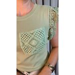 Regata Feminina Bordada - Cod 280 - Verde