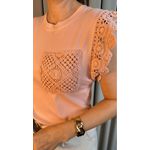 Regata Feminina Bordada - Cod 280 - Rosa