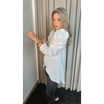 Blusa Boho Manga longa - Branca - Cod 249
