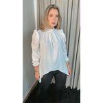 Blusa Boho Manga longa - Branca - Cod 249