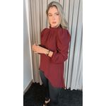 Blusa Boho Manga longa - Vinho - Cod 249