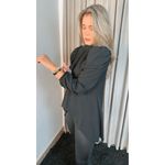 Blusa Boho Manga longa - Preto - Cod 249