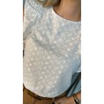 Blusa Feminina Em Lese Bordada - Branca - Cod 254