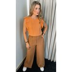 Blusa Feminina Em Lese Bordada - Laranja - Cod 254