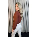 Camisa Feminina Manga Longa - Cod: 245 - Marssala