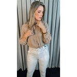 Camisa Feminina Manga Longa - Cod: 245 - Nude