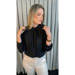 Camisa Feminina Manga Longa - Cod: 245 - Preto