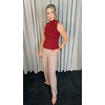 Blusa Básica Em Trico - Marsala - Cod 243