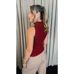 Blusa Básica Em Trico - Marsala - Cod 243