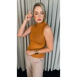 Blusa Básica Em Trico - Caramelo - Cod 243