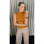 Blusa Básica Em Trico - Caramelo - Cod 243