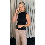 Blusa Básica Em Trico - Preto - Cod 243