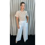 Blusa Feminina Bordada Elegância e Delicadeza em Cada Detalhe - Nude - Cod 239 