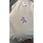 T-shirt Feminina Bordada Laço - Nude - Cod 227