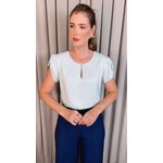 Blusa Feminina Delicada Manguinha - Verde - Cod 541