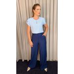 Blusa Feminina Delicada Manguinha - Azul - Cod 541