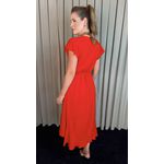 Vestido Feminino Longo - Vermelha - Cod 545