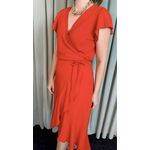 Vestido Feminino Longo - Vermelha - Cod 545