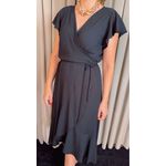 Vestido Feminino Longo - Preto - Cod 545
