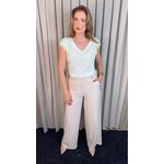 Blusa Feminina Bordada Delicada Regata - Verde - Cod 556