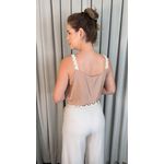 Blusa Feminina Regata Bordada - Rosa - Cod 539