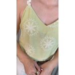 Blusa Feminina Regata Bordada - Verde - Cod 539