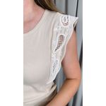 Blusa Feminina Regata Delicada - Amarela - Cod 543