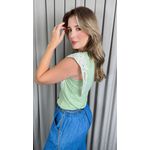 Blusa Feminina Regata Delicada - Verde - Cod 543