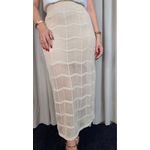 Saia Feminina Em Trico - Nude -Cod 308