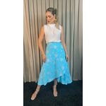 Regata Feminina Em Crepe De Seda - Branca - Cod 197
