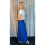 Saia Transpassada Feminina - Azul Marinho -Cod 337