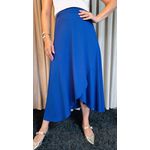 Saia Transpassada Feminina - Azul Marinho -Cod 337