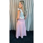 Saia Feminina Alfaiatia Acompanha o Cinto - Cod 158 - Rosa