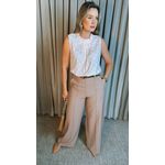 Blusa Classica e Elegante Gola Plisada - Rosa - Cod 187