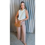 Blusa Classica e Elegante Gola Plisada - Verde - Cod 187