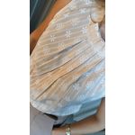 Blusa Classica e Elegante Gola Plisada - Off White - Cod 187