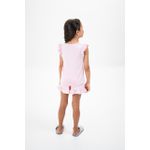 Baby Doll Infantil de Princesa em Malha Suede
