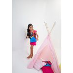 Baby Doll Infantil de Princesa em Malha Suede