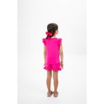 Baby Doll Infantil de Princesa em Malha Suede