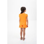 Baby Doll Infantil de Princesa em Malha Suede