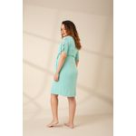 Robe Gestante em liganete Lisa com renda