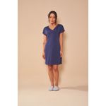 Camisola de liganete lisa com renda