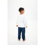 Pijama Longo Infantil de Doutor em Malha Suede