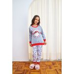 Pijama Infantil Feminino de Malha Moletinho