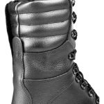 Coturno Militar Couro Palmilha Em Gel Preto 4092 Preto