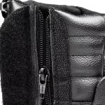 Coturno Militar Couro Palmilha Em Gel Preto 4092 Preto