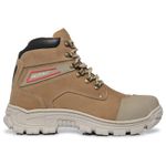 Bota Coturno Adventure Palmilha de Gel Anti Impacto 091 Creme