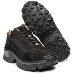 tenis adventure masculino couro Palmilha Gel Olympus Preto