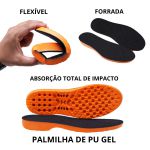 Bota Tênis Feminino Cano Alto de Couro Fitness 207 Preto