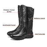 Bota Militar Tatico Cano Alto Anti Picadas De Cobras 4090 Preto